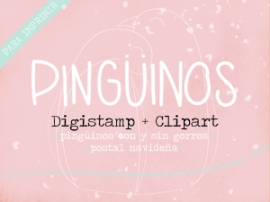 Digistamp + lámina PINGÜINOS