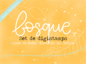 Digistamp SET BOSQUE